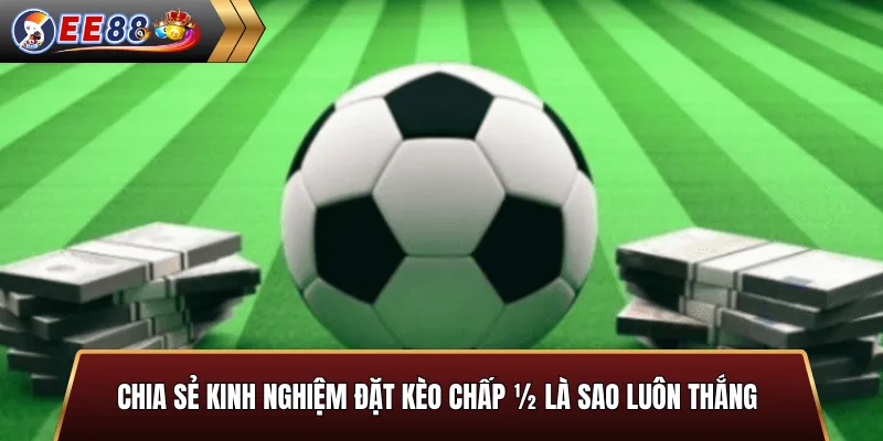 Chia sẻ kinh nghiệm đặt kèo chấp ½  là sao luôn thắng